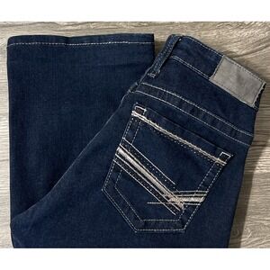 BKE Payton Boot Cut Low Rise‎ Dark Wash Jeans Size 27x33.5 (29x31)